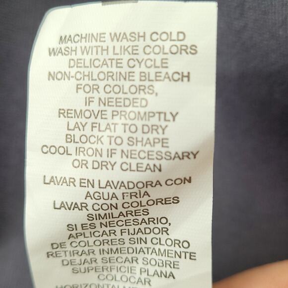 Kensie Charcoal Dressy Long Jacket with Double Bell Sleeves size Small - Picture 8 of 9